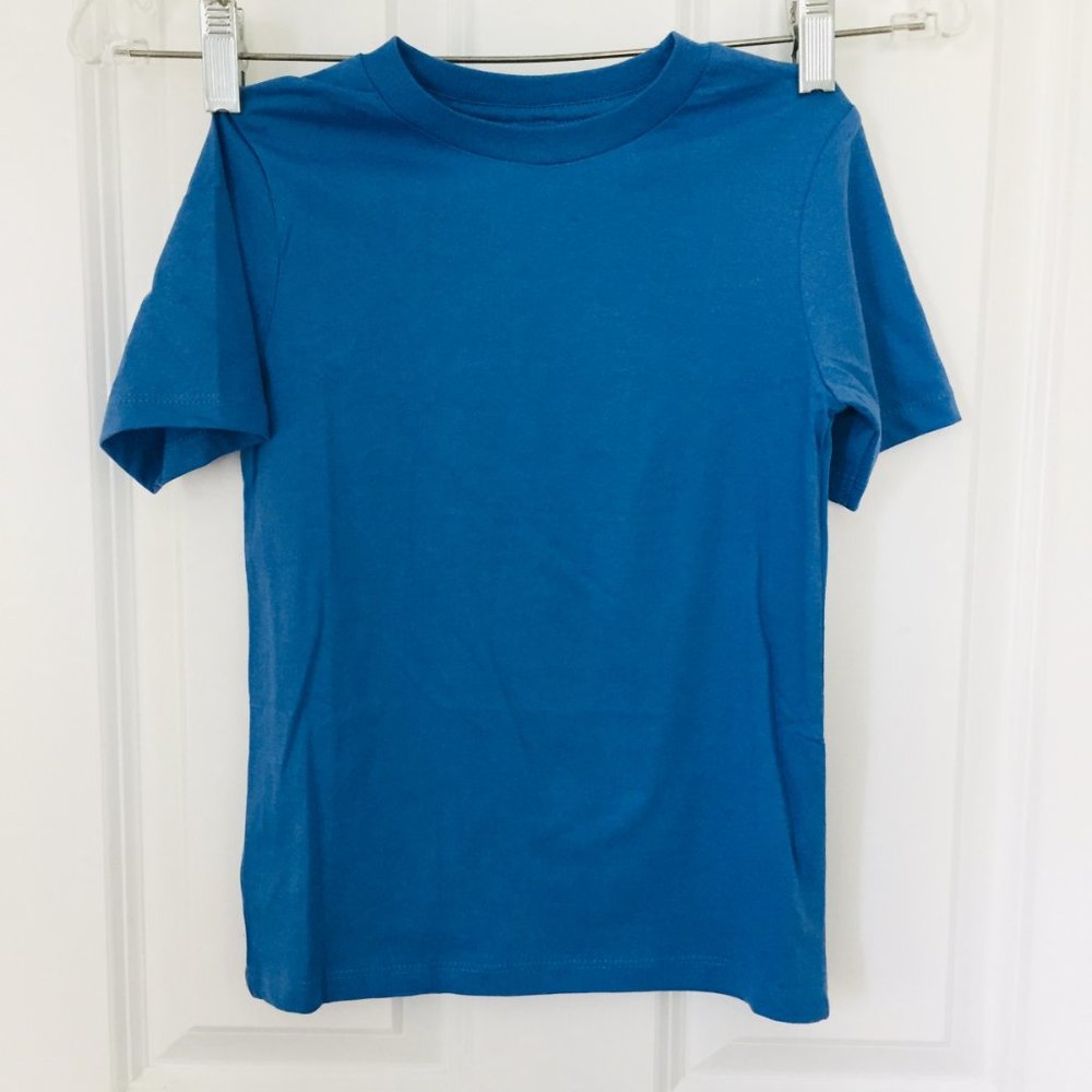 NEW Kids Colored Organics Cotton T-Shirt Size 6 Blue